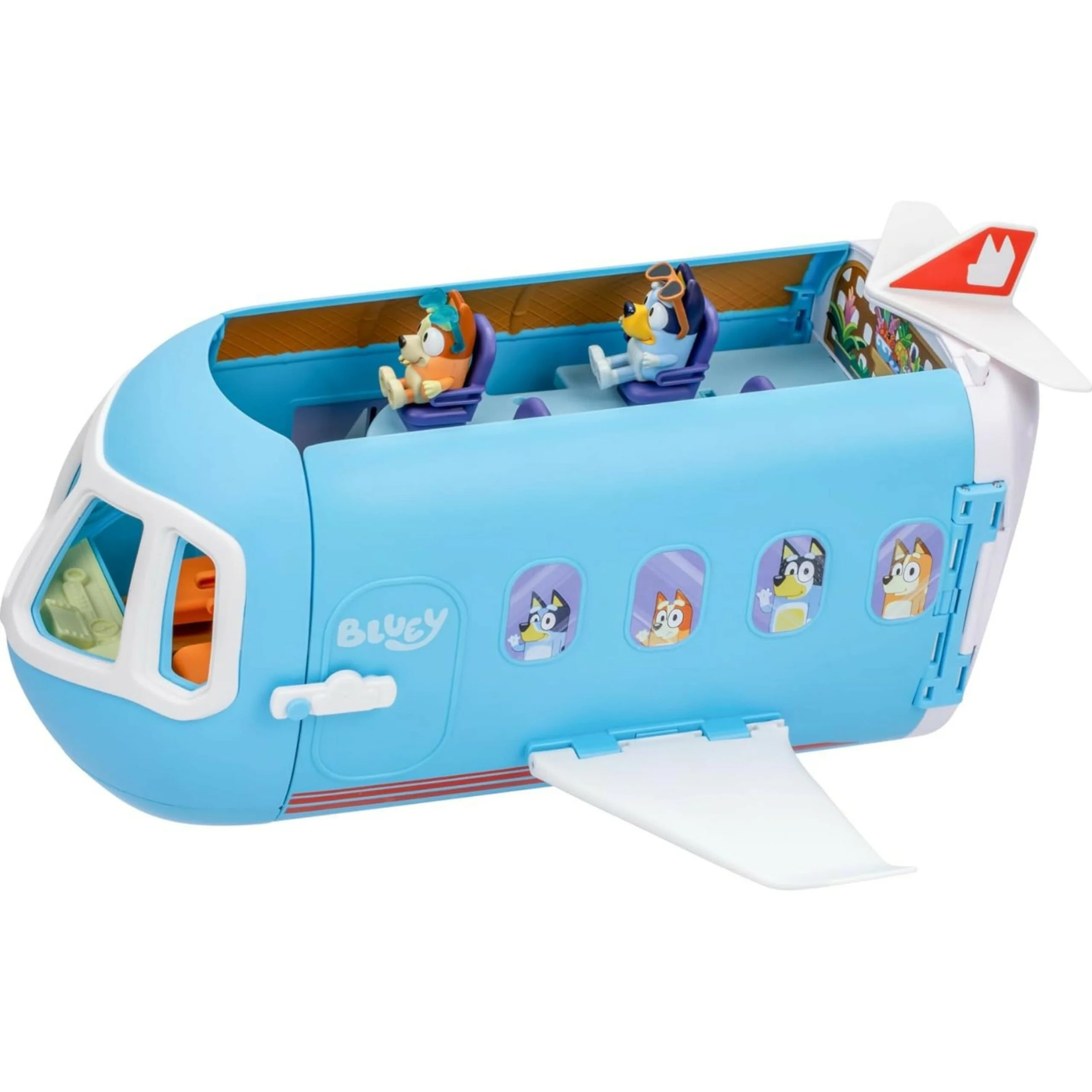 Avión transformable 3 en 1, bluey