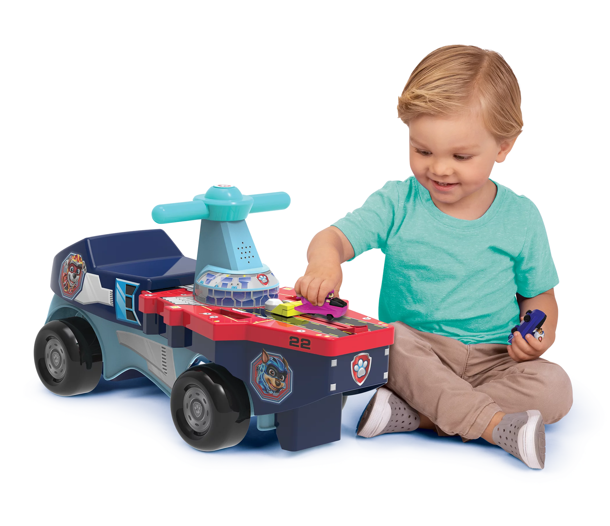 Portaaviones Paw Patrol con dos vehiculos lanzables - Imagen 3