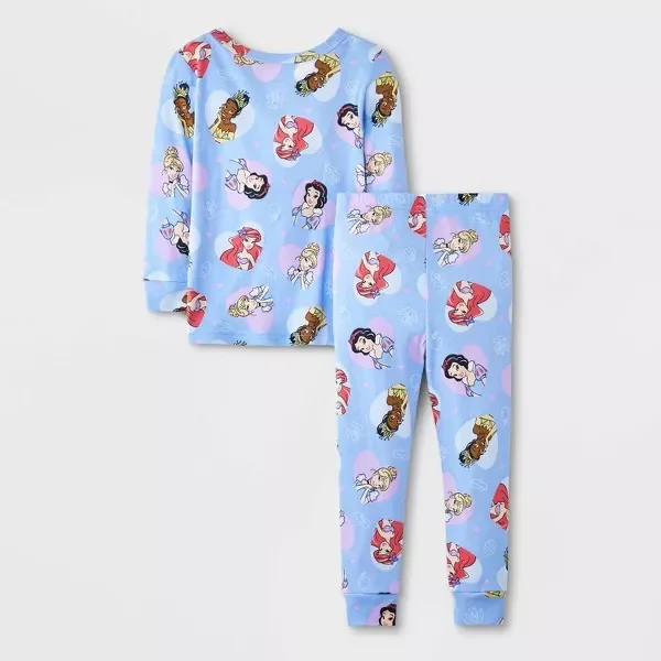 Conjunto de pijamas princesas Disney, 4 piezas - Imagen 2