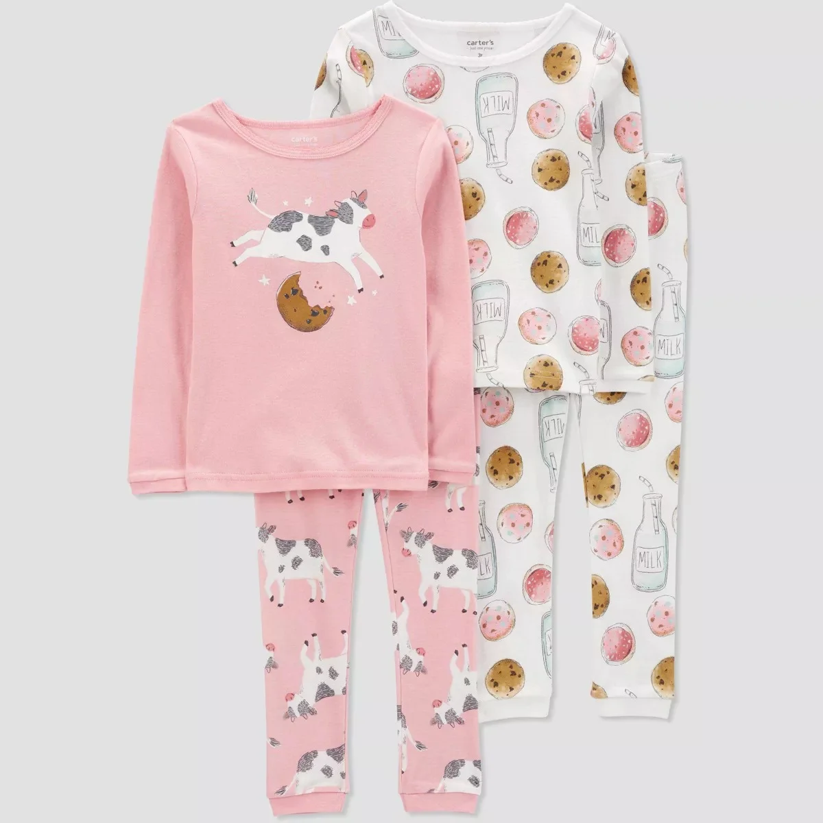 Conjunto de pijama manga larga de 4 piezas, Carter's - Imagen 5