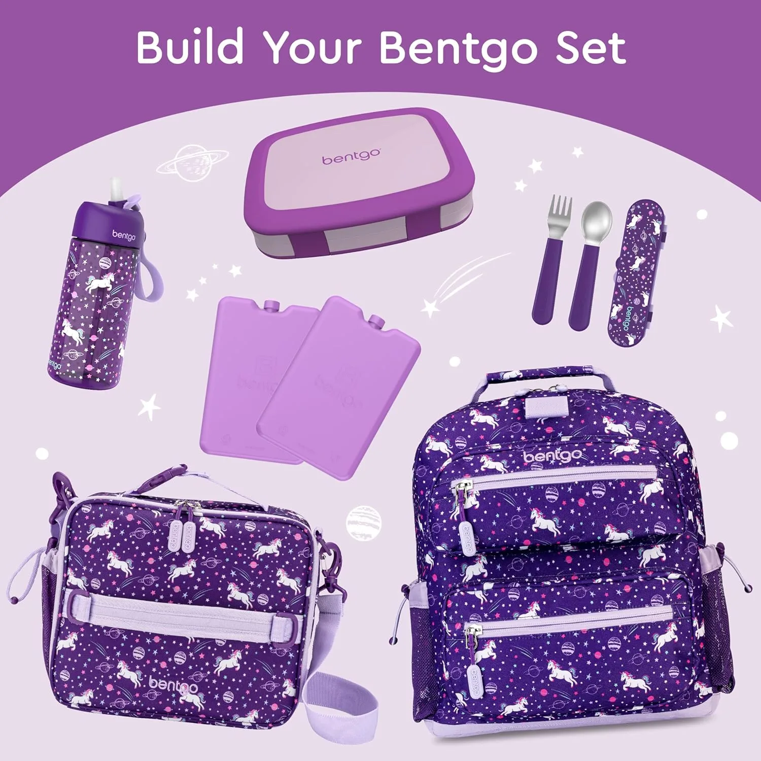 Lonchera Bentgo Kids Clasica , Violeta (SIN CAJA) - Imagen 3