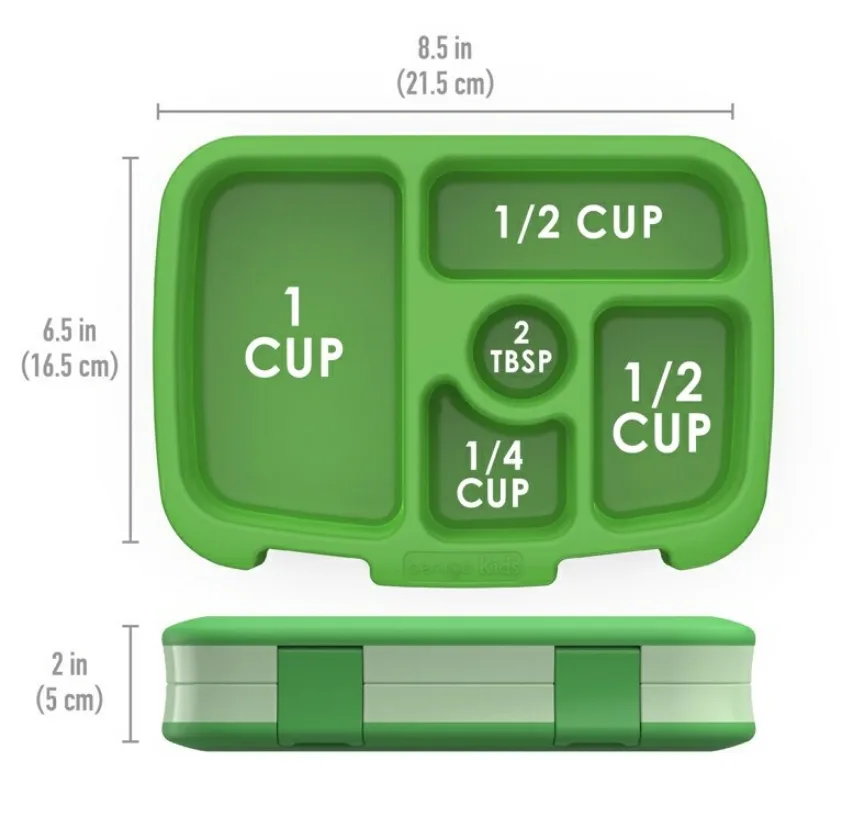 Lonchera Bentgo Kids clasica, verde (SIN CAJA) - Imagen 3