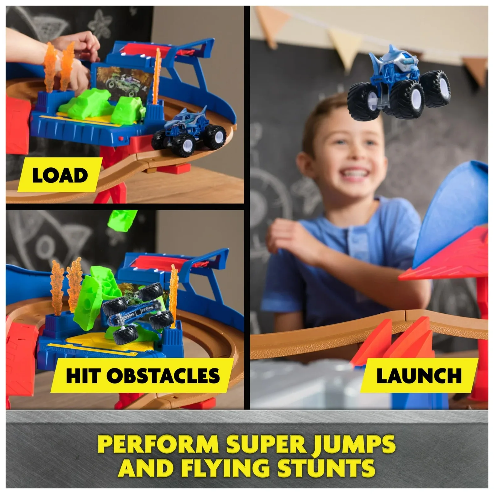 Juego de pista Monster Jam, Supercharge Speedway - Imagen 2