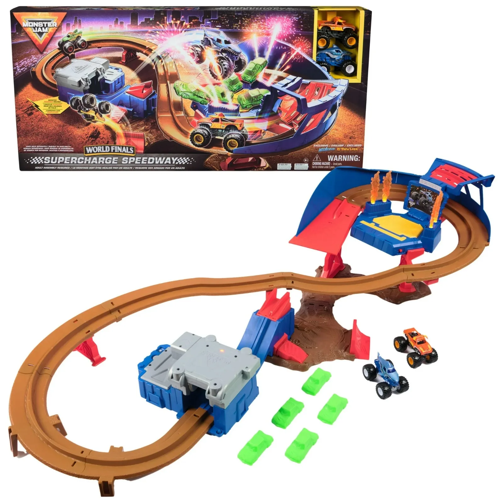 Juego de pista Monster Jam, Supercharge Speedway