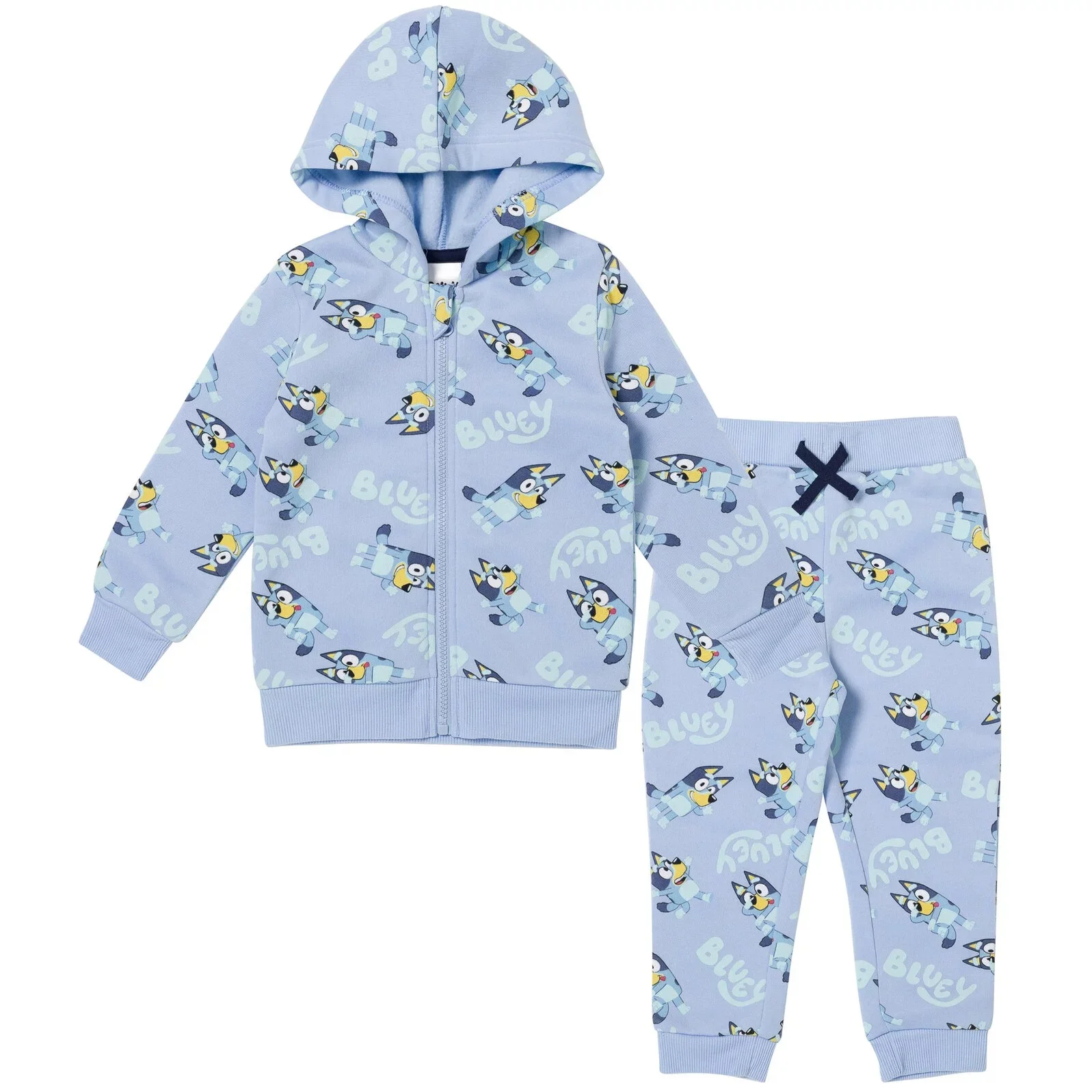 Conjunto de sudadera deportivos con capucha Bluey talla 6
